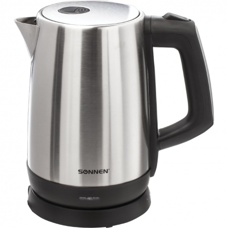 Чайник электрический Sonnen KT-1785, 1,7л, 2200Вт, закрытый нагревательный элемент, нержавеющая стал
Чайник электрический Sonnen KT-1785, 1,7л, 2200Вт, закрытый нагревательный элемент, нержавеющая стал
