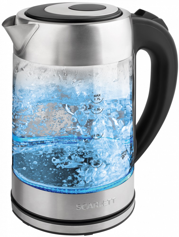 Электрочайник Scarlett SC-EK27G52 1.7л черный
Электрочайник Scarlett SC-EK27G52 1.7л черный