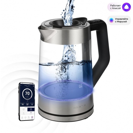 Чайник электрический Polaris PWK 1725CGLD, серебристый матовый
Чайник электрический Polaris PWK 1725CGLD, серебристый матовый