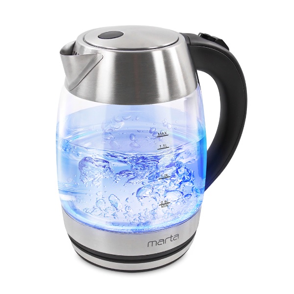 Чайник электрический Marta MT-4561 черный жемчуг
Чайник электрический Marta MT-4561 черный жемчуг