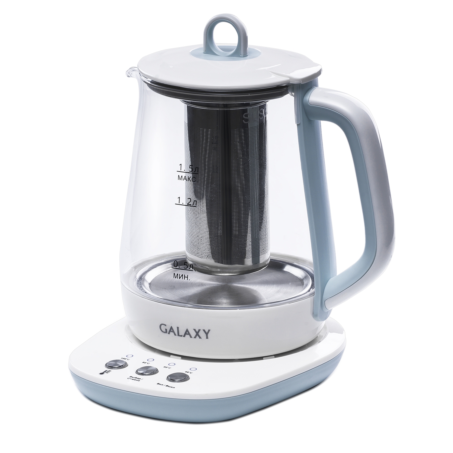 Чайник электрический Galaxy GL 0591 стекло/голубой
Чайник электрический Galaxy GL 0591 стекло/голубой