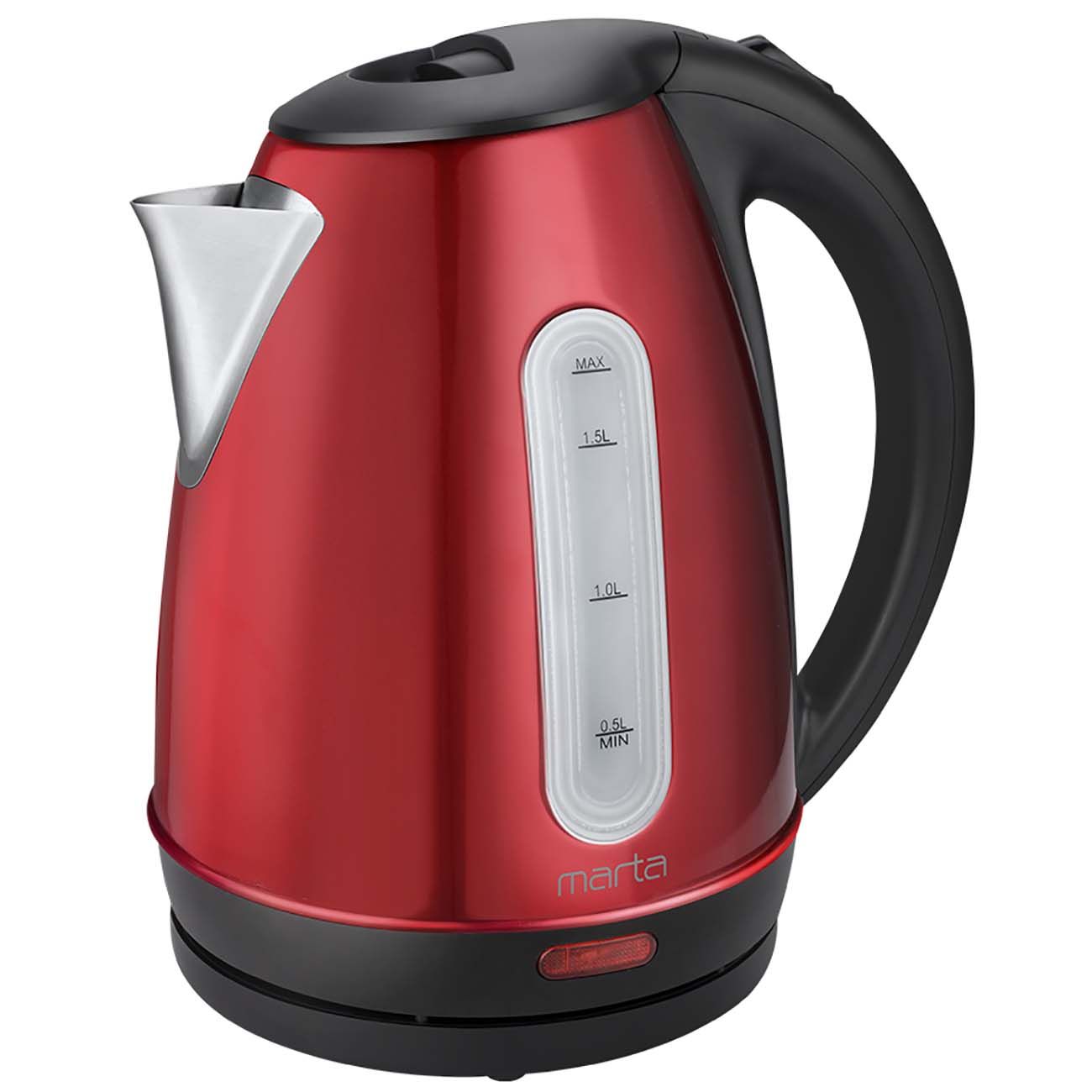 Чайник электрический Marta MT-1089 красный рубин
Чайник электрический Marta MT-1089 красный рубин