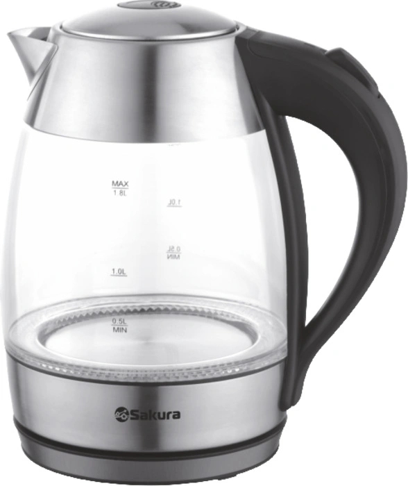 Чайник электрический Sakura SA-2727SBK
Чайник электрический Sakura SA-2727SBK