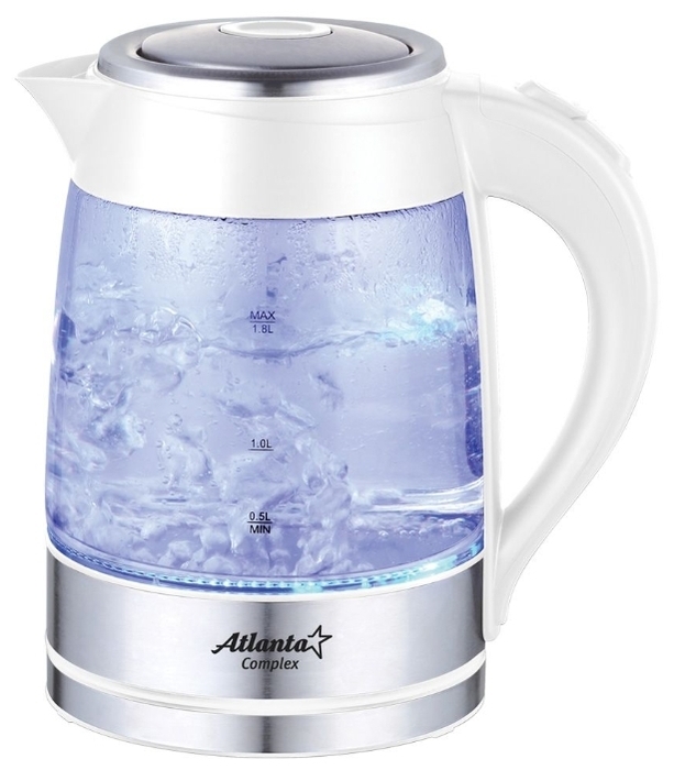 Чайник электрический Atlanta ATH-2462 белый
Чайник электрический Atlanta ATH-2462 белый