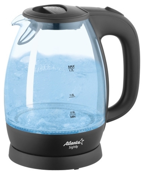 Чайник электрический Atlanta ATH-2465 черный
Чайник электрический Atlanta ATH-2465 черный