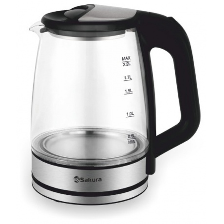 Чайник электрический Sakura SA-2722BK 2.2L
Чайник электрический Sakura SA-2722BK 2.2L