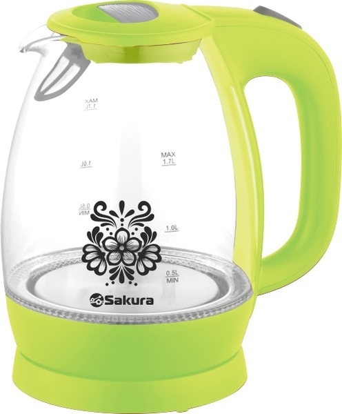 Чайник электрический Sakura SA-2715GR
Чайник электрический Sakura SA-2715GR