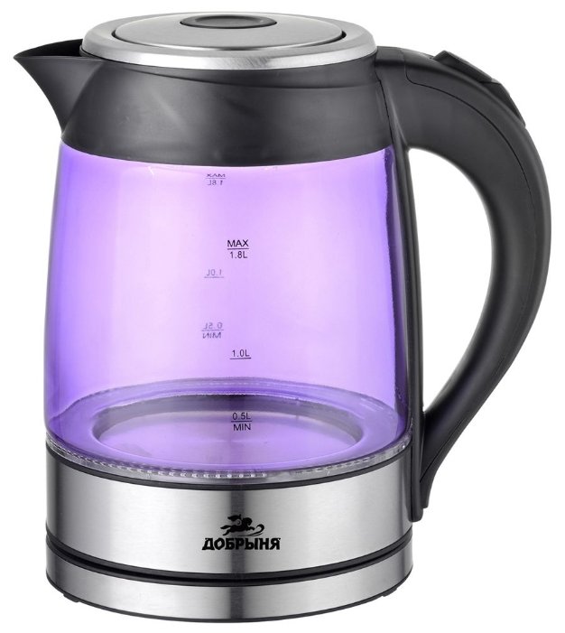 Чайник электрический Добрыня DO-1228v фиолетовый
Чайник электрический Добрыня DO-1228v фиолетовый