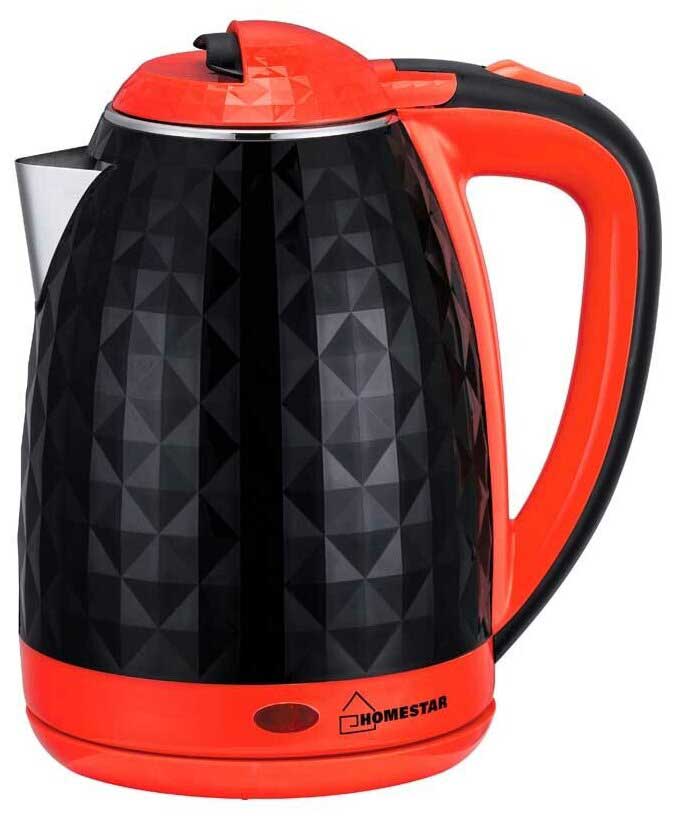 Чайник электрический Homestar HS-1015 (1,8 л) черно-красный, двойной корпус
Чайник электрический Homestar HS-1015 (1,8 л) черно-красный, двойной корпус