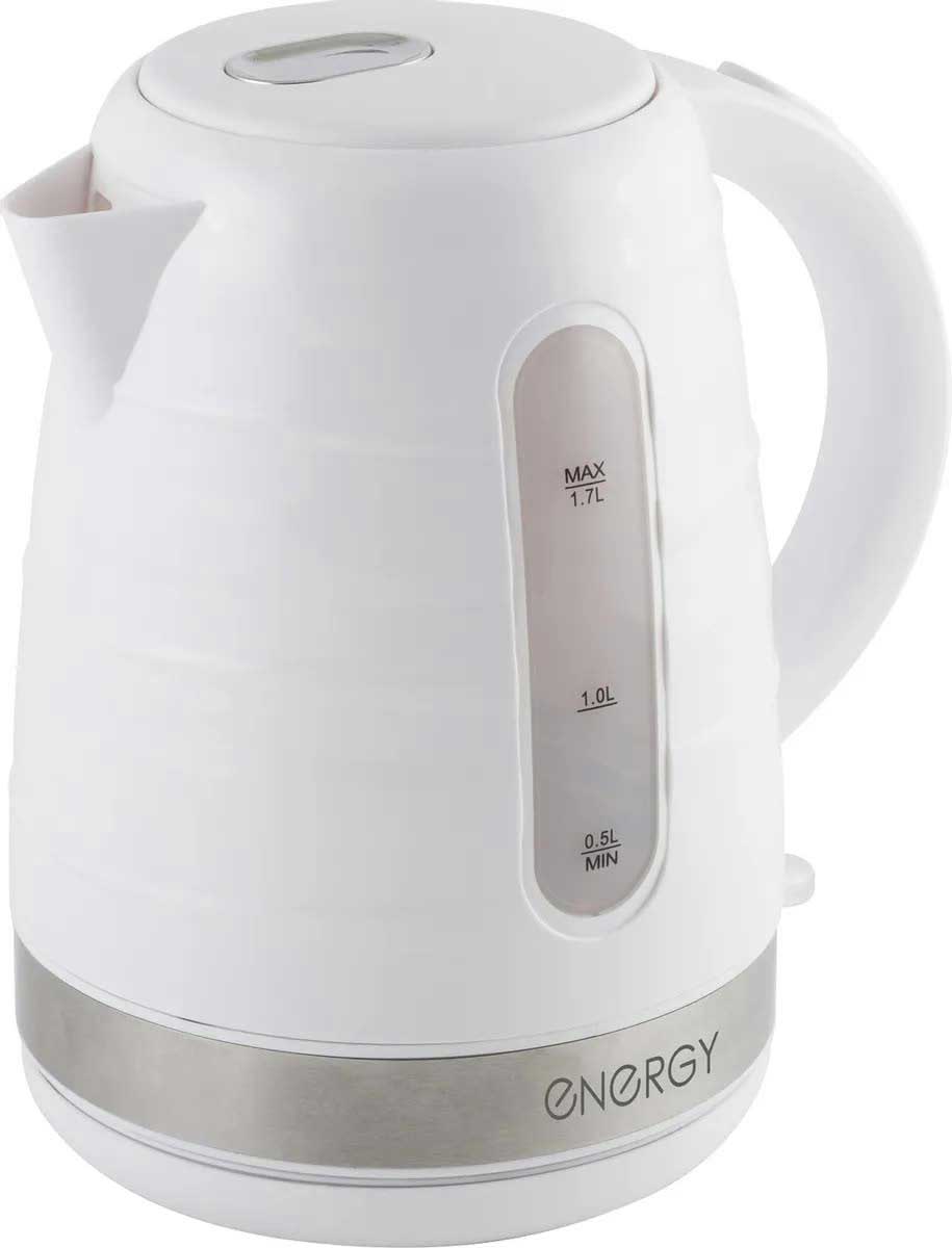 Чайник ENERGY E-299 (1,7 л) пластик, белый
Чайник ENERGY E-299 (1,7 л) пластик, белый