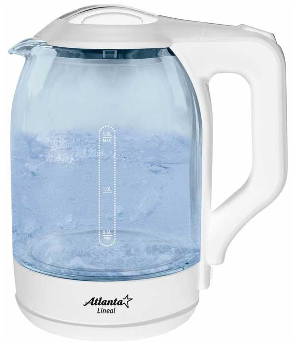 Чайник электрический Atlanta ATH-2466 White
Чайник электрический Atlanta ATH-2466 White
