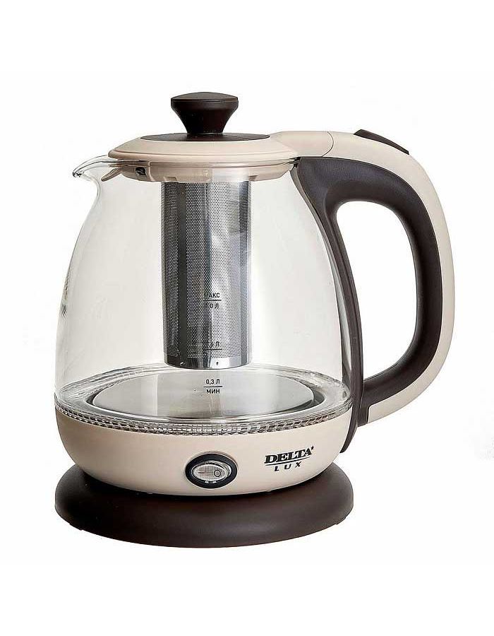 Чайник электрический Delta Lux DE-1005 Beige
Чайник электрический Delta Lux DE-1005 Beige