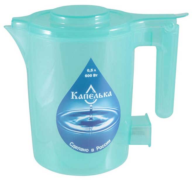 Чайник электрический Капелька 500мл Green
Чайник электрический Капелька 500мл Green