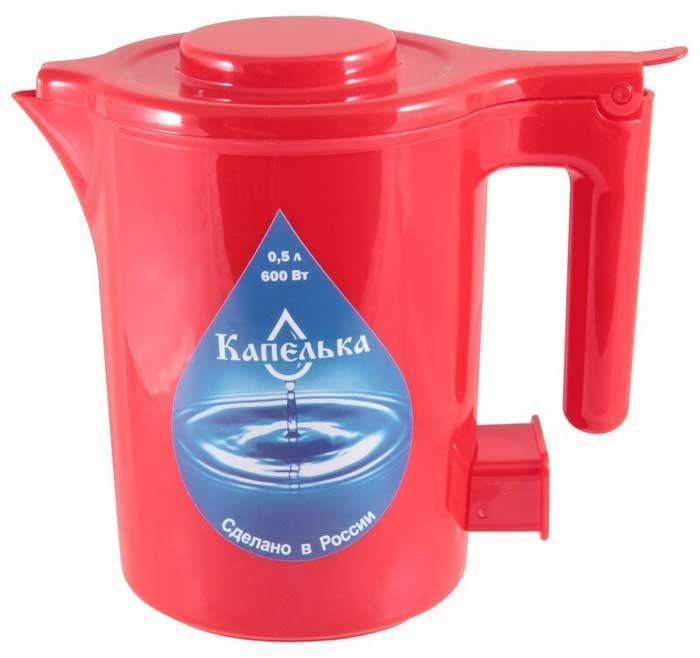 Чайник электрический Капелька 500мл Red
Чайник электрический Капелька 500мл Red