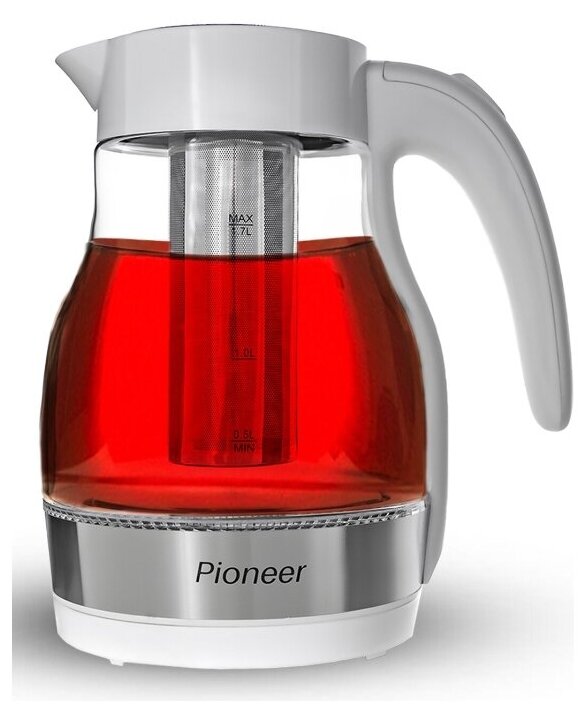 Чайник электрический Pioneer KE802G white
Чайник электрический Pioneer KE802G white