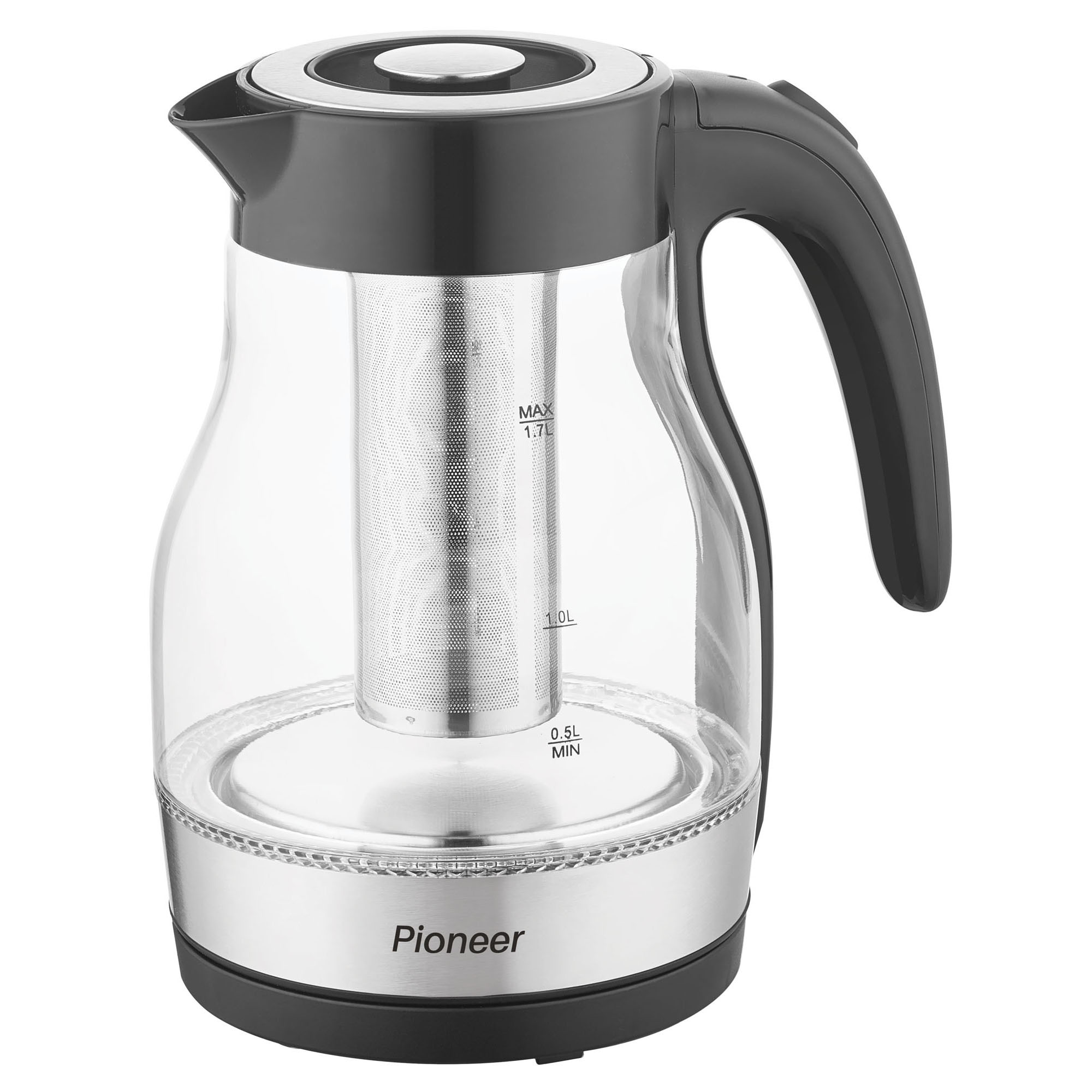 Чайник электрический PIONEER KE802G black
Чайник электрический PIONEER KE802G black