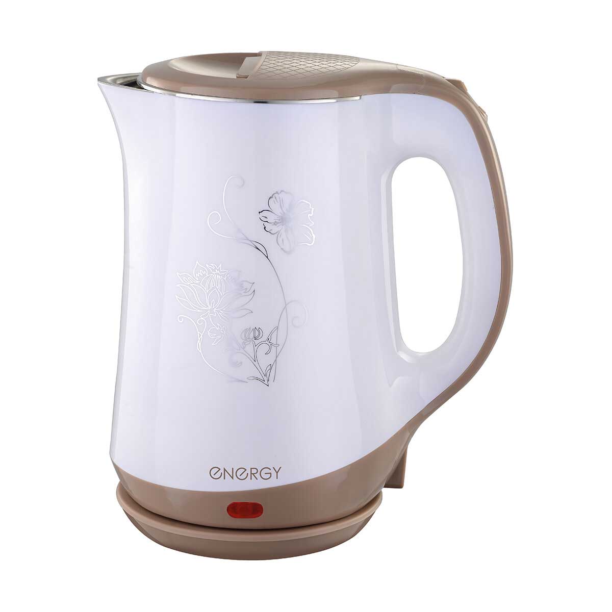 Чайник электрический Energy E-265 (1,8 л, диск) белый, двойной корпус
Чайник электрический Energy E-265 (1,8 л, диск) белый, двойной корпус
