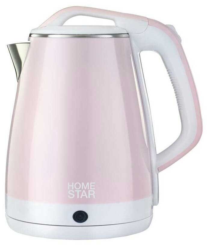 Чайник электрический Homestar HS-1035 (1,8 л) розовый, двойной корпус
Чайник электрический Homestar HS-1035 (1,8 л) розовый, двойной корпус
