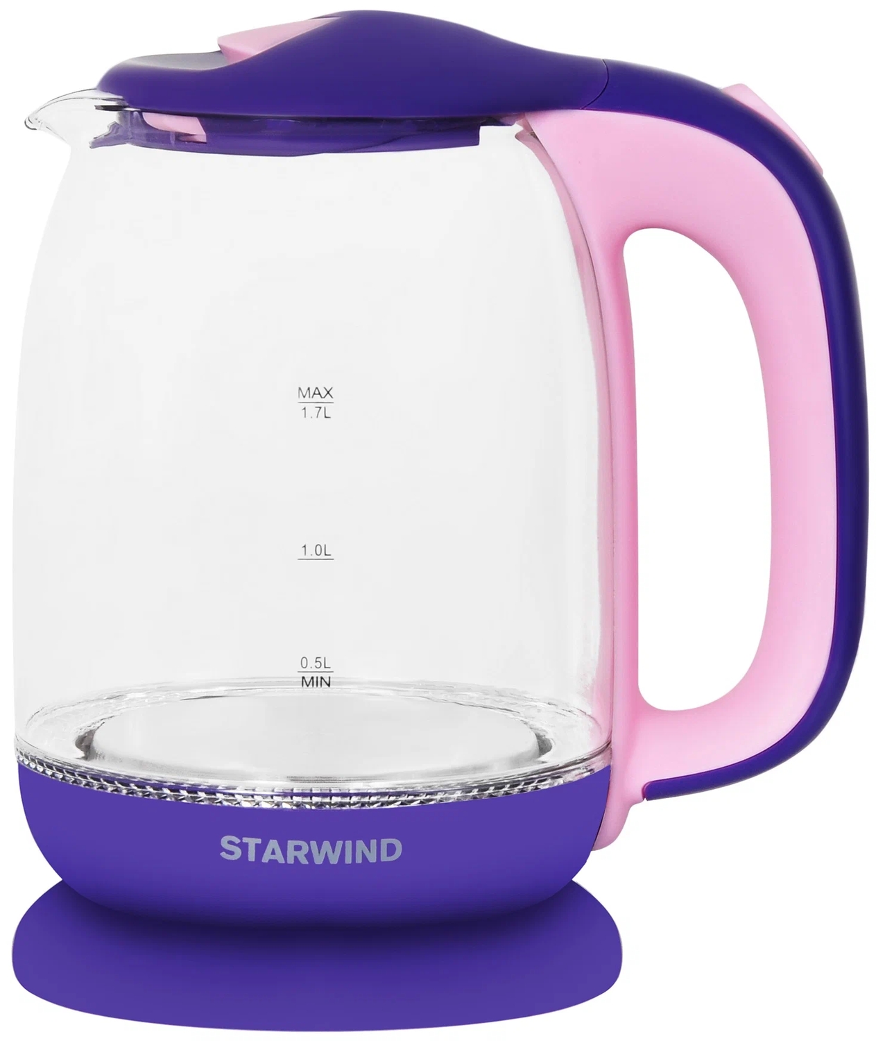 Чайник электрический Starwind SKG1513 1.7л. 2200Вт фиолетовый и розовый
Чайник электрический Starwind SKG1513 1.7л. 2200Вт фиолетовый и розовый