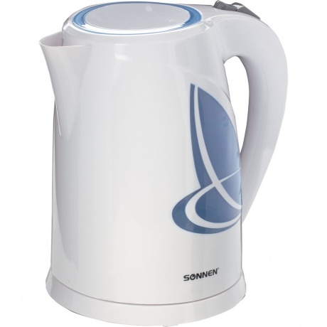 Чайник электрический Sonnen KT-1767, 1,8 л, 2200 Вт, пластик, белый
Чайник электрический Sonnen KT-1767, 1,8 л, 2200 Вт, пластик, белый
