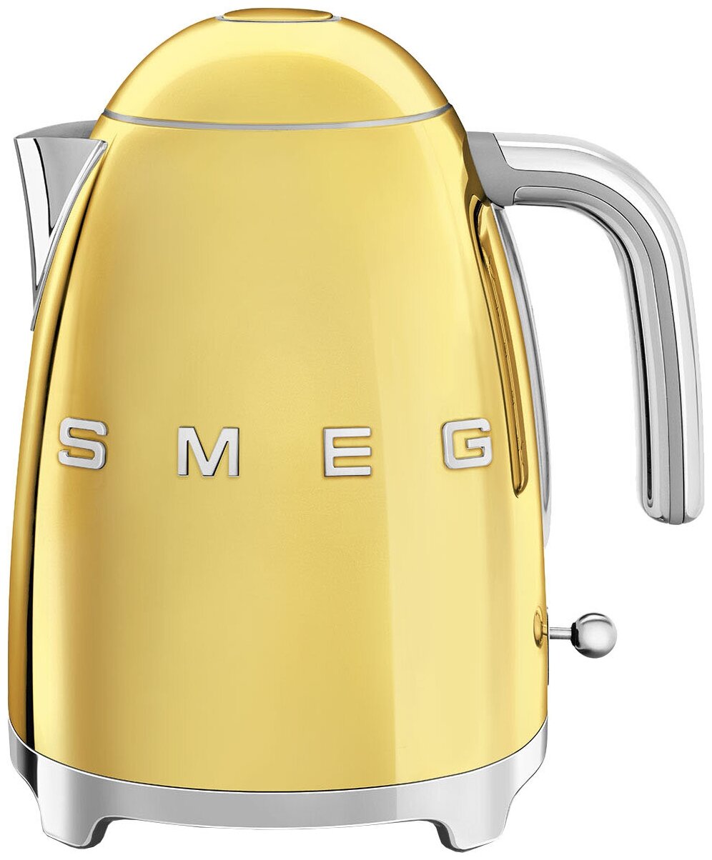 Чайник электрический Smeg KLF03GOEU, 1.7 л , 2400 Вт, корпус из нержавеющей стали, золото, Стиль 50-х г
Чайник электрический Smeg KLF03GOEU, 1.7 л , 2400 Вт, корпус из нержавеющей стали, золото, Стиль 50-х г