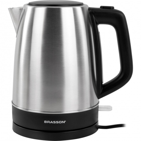 Чайник электрический Brasson KT-040, 1,7л, 2200 Вт, сталь, черный
Чайник электрический Brasson KT-040, 1,7л, 2200 Вт, сталь, черный