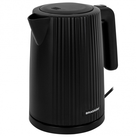 Чайник электрический BRASSON KT-561, 1,7л, 2200 Вт, пластик, черный, 455191
Чайник электрический BRASSON KT-561, 1,7л, 2200 Вт, пластик, черный, 455191