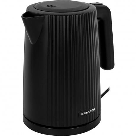Чайник электрический Brasson KT-561, 1,7л, 2200 Вт, пластик, черный
Чайник электрический Brasson KT-561, 1,7л, 2200 Вт, пластик, черный