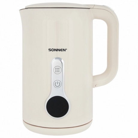 Чайник с терморегулятором и дисплеем, ДВОЙНЫЕ СТЕНКИ, SONNEN KT-8721, 1,7л, 2200Вт, бежевый, 454688
Чайник с терморегулятором и дисплеем, ДВОЙНЫЕ СТЕНКИ, SONNEN KT-8721, 1,7л, 2200Вт, бежевый, 454688