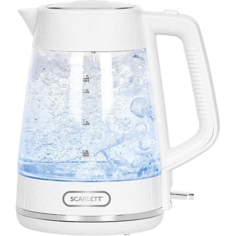 Чайник электрический Scarlett SC-EK27G104 белый
Чайник электрический Scarlett SC-EK27G104 белый