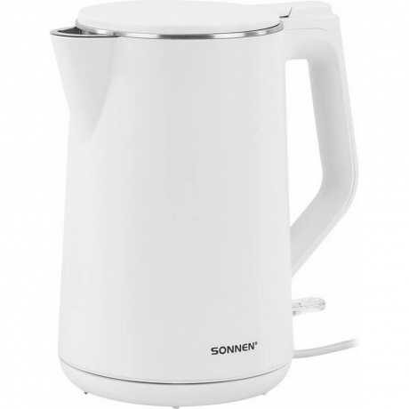 Чайник электрический с двойными стенками SONNEN KT-4103, 1,5л, 2200Вт, 456376
Чайник электрический с двойными стенками SONNEN KT-4103, 1,5л, 2200Вт, 456376