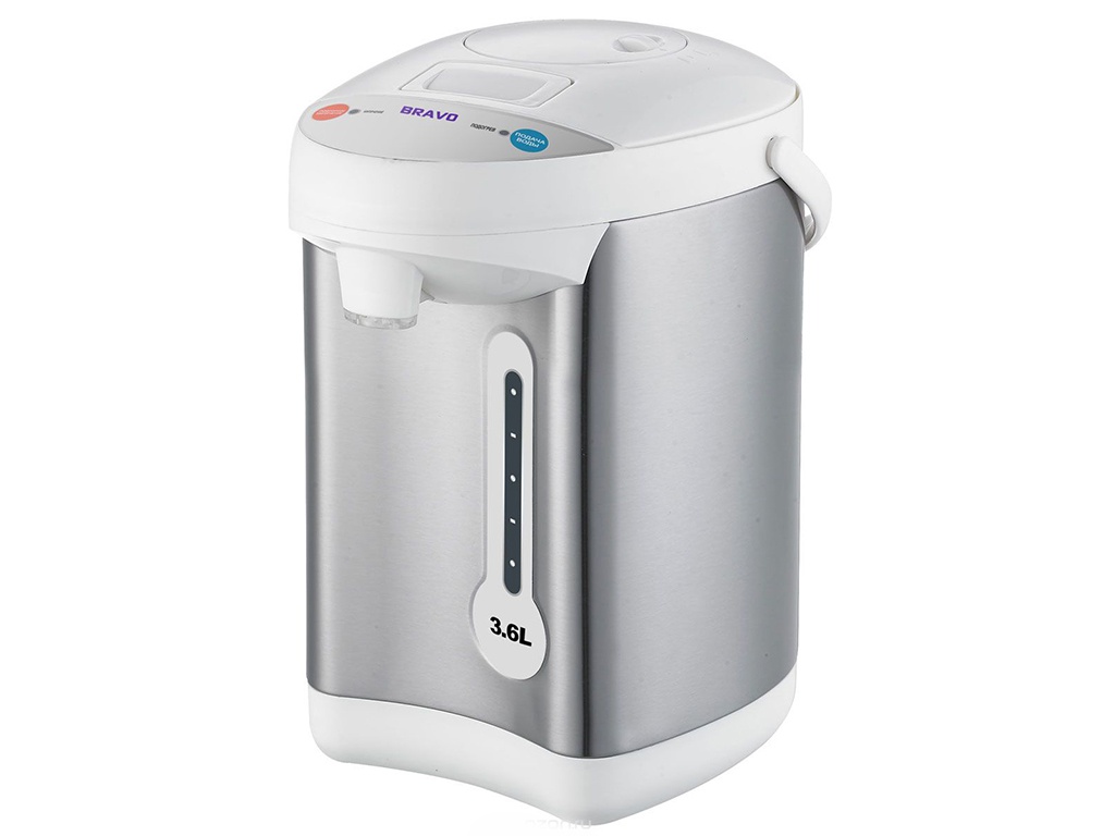 Термопот Bravo TL-36S White-Silver
Термопот Bravo TL-36S White-Silver