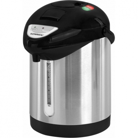 Термопот Sonnen TP-28, 3л, 900 Вт, черный/серебро
Термопот Sonnen TP-28, 3л, 900 Вт, черный/серебро