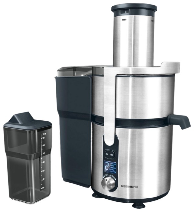 Соковыжималка центробежная Redmond RJ-M908 серебристый
Соковыжималка центробежная Redmond RJ-M908 серебристый