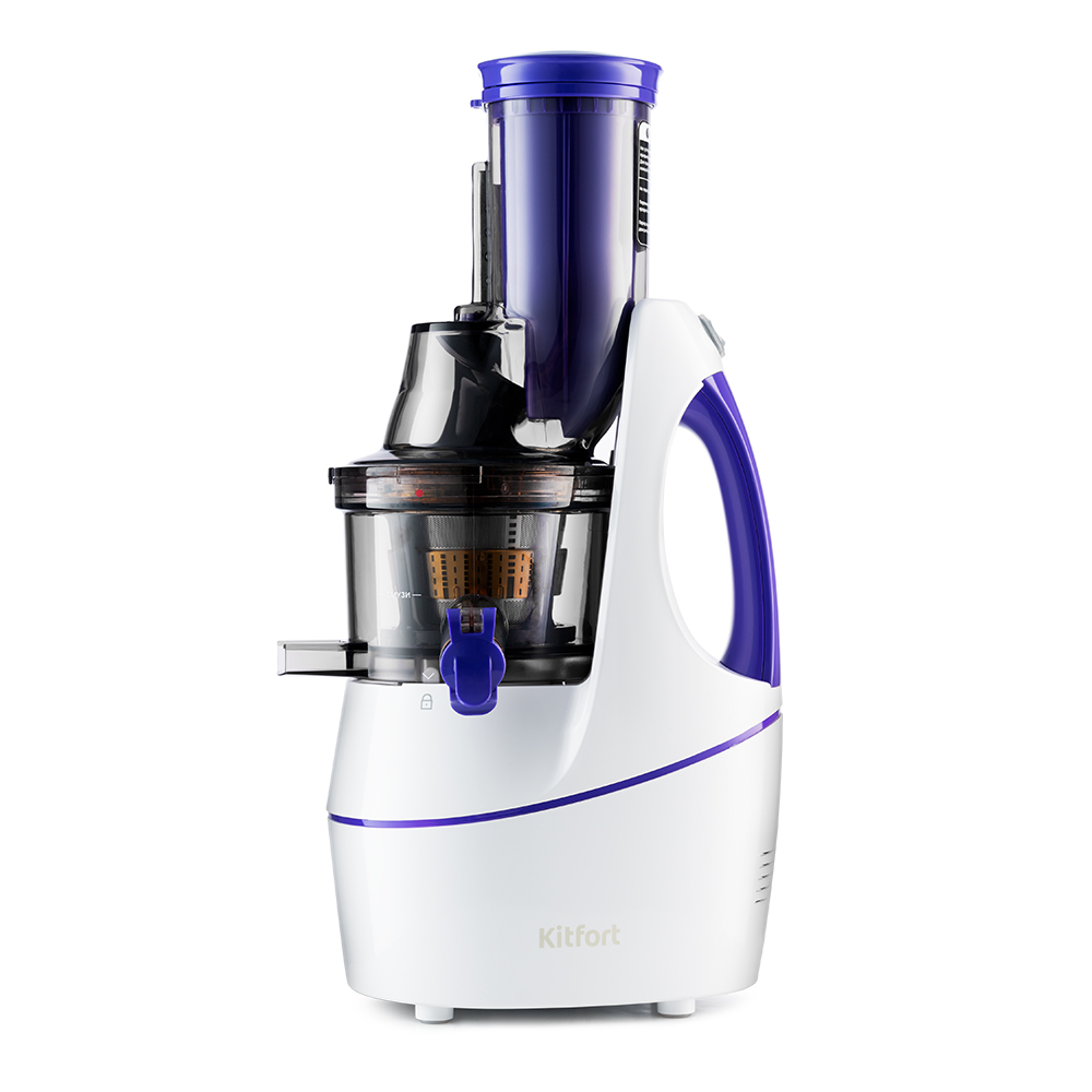 Соковыжималка шнековая Kitfort КТ-1104-3 бело-фиолетовый
Соковыжималка шнековая Kitfort КТ-1104-3 бело-фиолетовый
