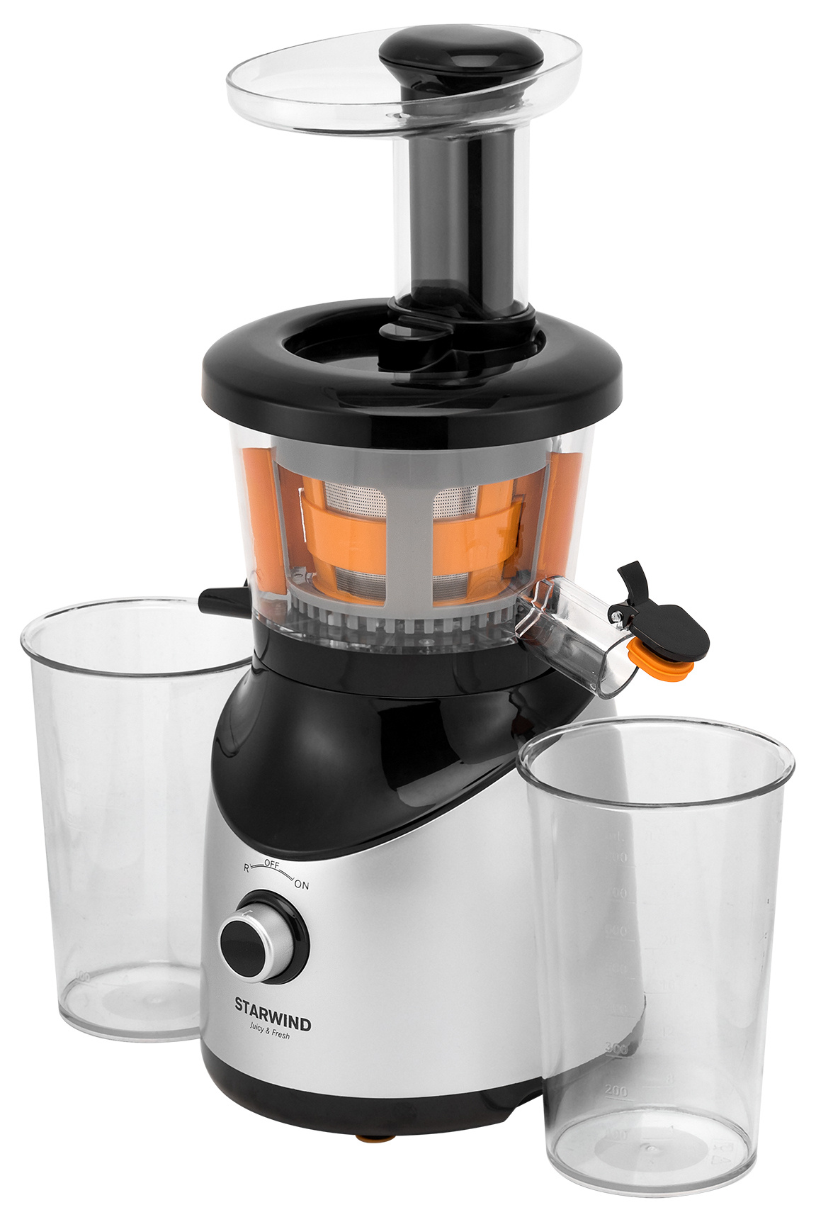 Соковыжималка шнековая Starwind SJ3212 200Вт серебристый
Соковыжималка шнековая Starwind SJ3212 200Вт серебристый
