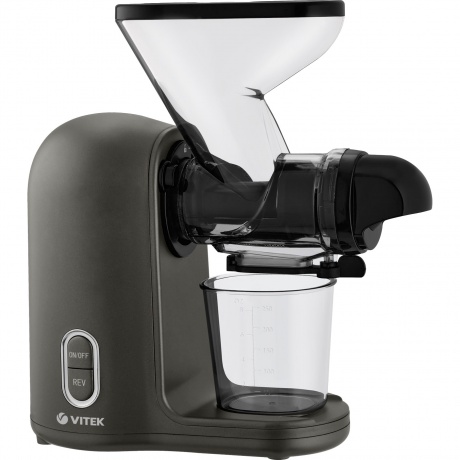Соковыжималка шнековая Vitek VT-3715 300Вт рез.сок.:280мл. черный/черный
Соковыжималка шнековая Vitek VT-3715 300Вт рез.сок.:280мл. черный/черный