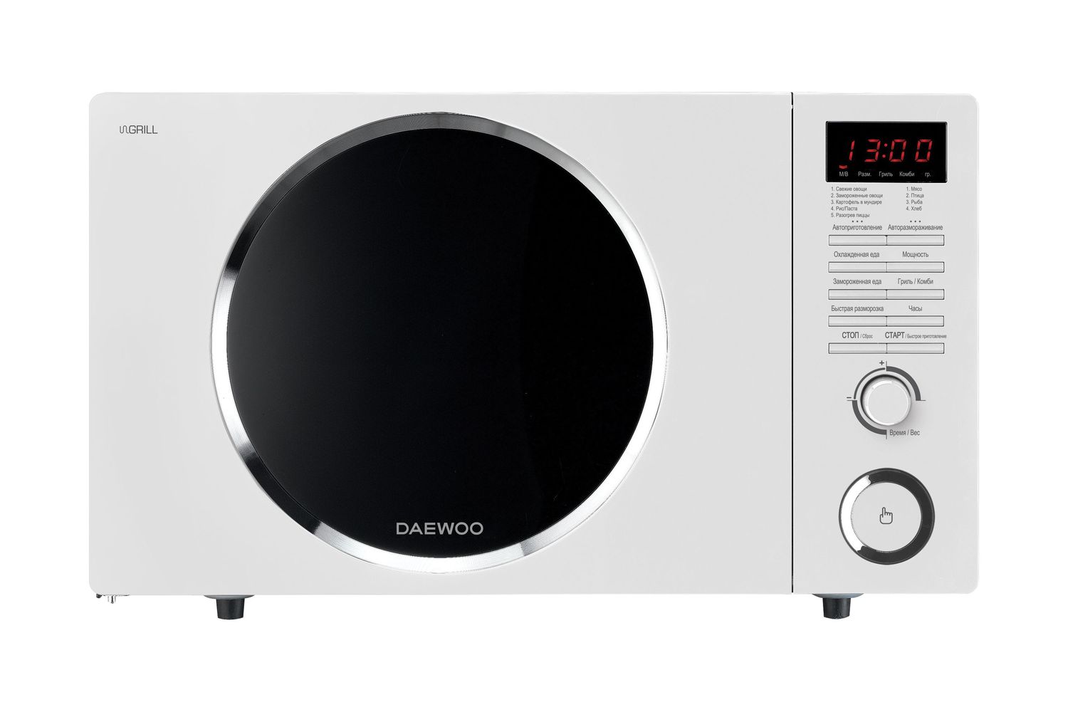 Микроволновые печи Daewoo KQG-81HRW, Белый
Микроволновые печи Daewoo KQG-81HRW, Белый