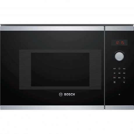 Встраиваемая микроволновая печь Bosch BFL523MS0 20л. 800Вт нержавеющая сталь/черная, Черный
Встраиваемая микроволновая печь Bosch BFL523MS0 20л. 800Вт нержавеющая сталь/черная, Черный