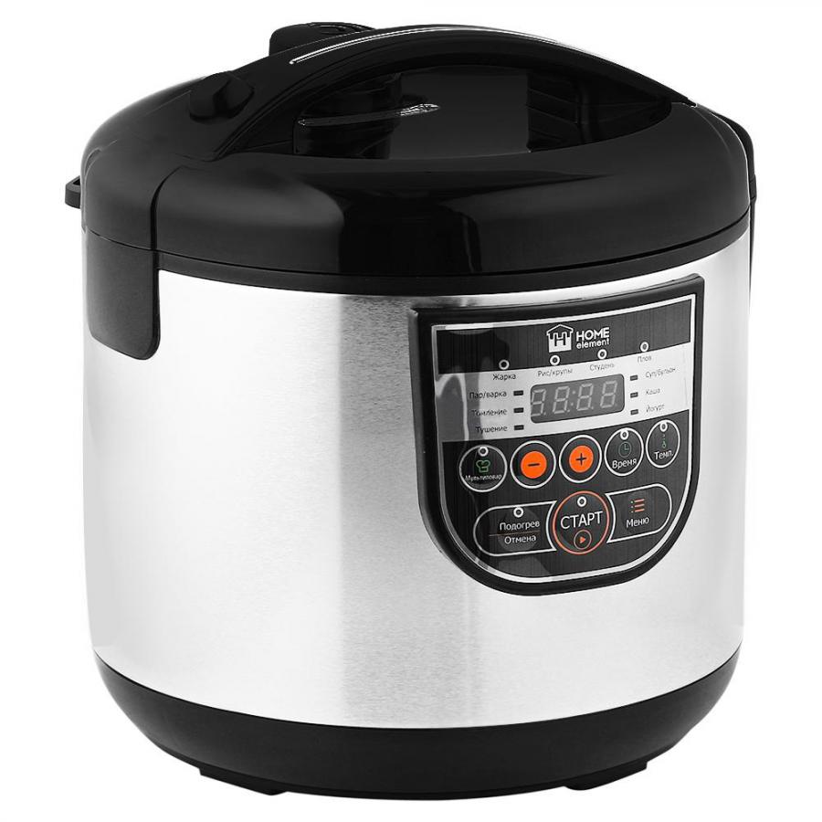 Мультиварка Home Element HE-MC661 черный жемчуг, Серебристый
Мультиварка Home Element HE-MC661 черный жемчуг, Серебристый