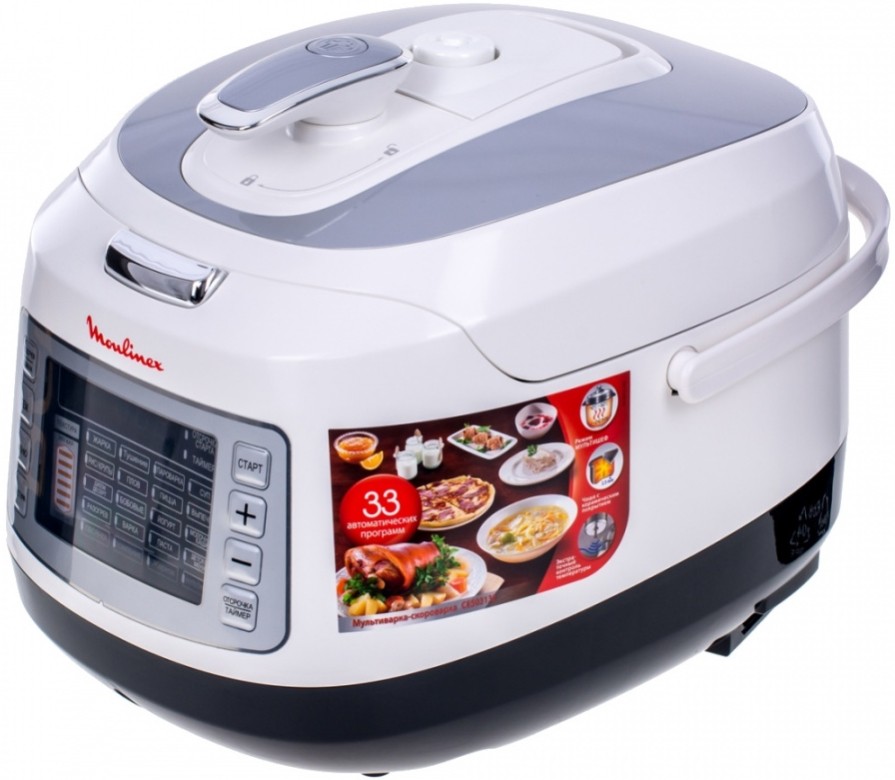 Мультиварка-скороварка Moulinex CE503132, Белый
Мультиварка-скороварка Moulinex CE503132, Белый