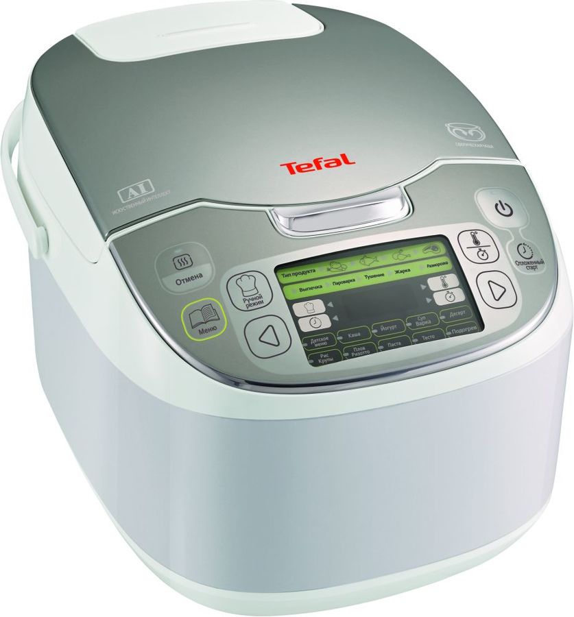 Мультиварка Tefal RK816E32 5л 750Вт белый, Серебристый
Мультиварка Tefal RK816E32 5л 750Вт белый, Серебристый