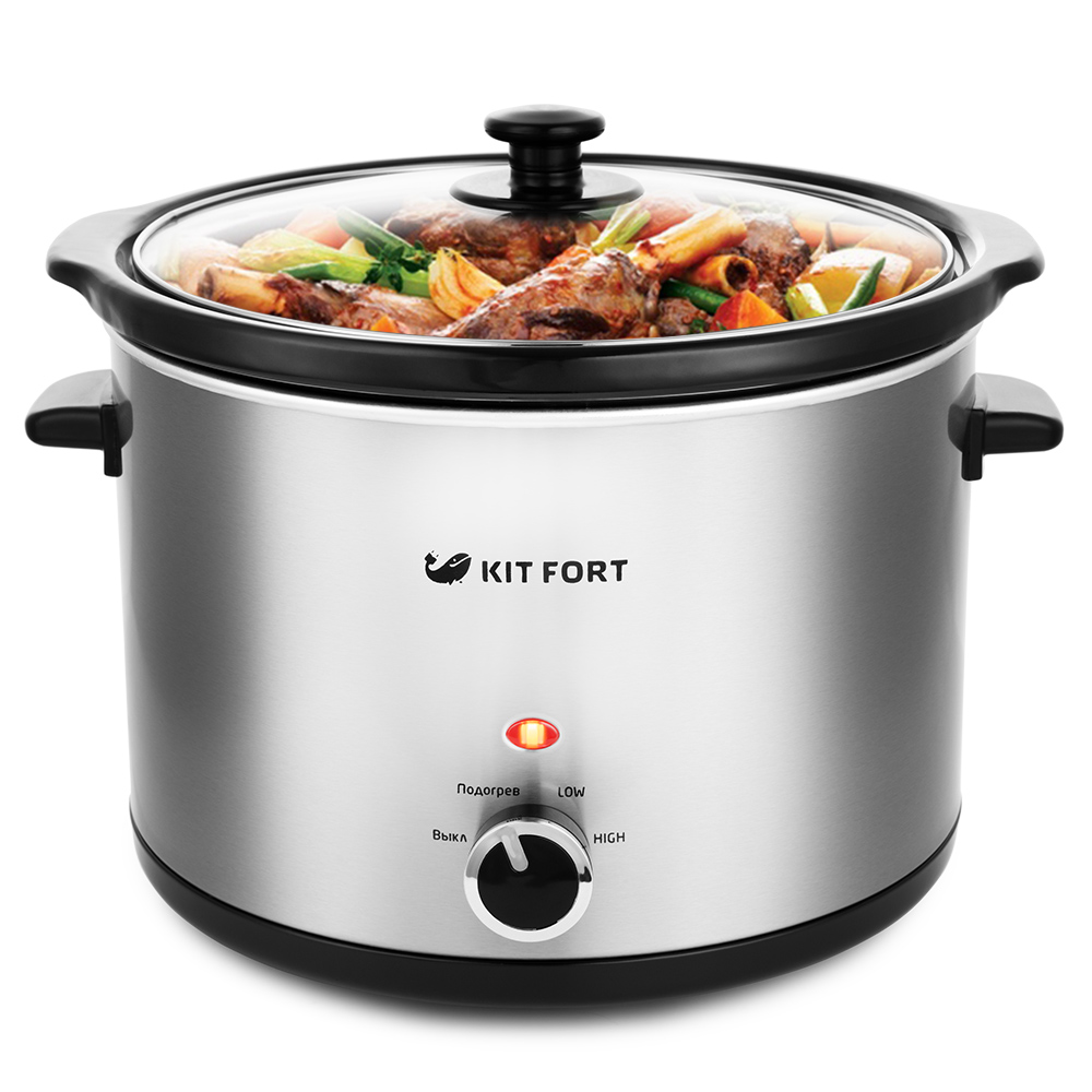 Медленноварка Kitfort КТ-209, Стальной
Медленноварка Kitfort КТ-209, Стальной