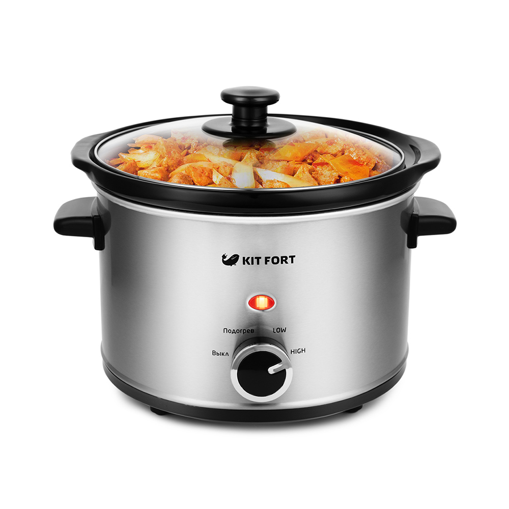 Медленноварка Kitfort КТ-206, Стальной
Медленноварка Kitfort КТ-206, Стальной