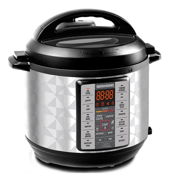 Мультиварка-скороварка Redmond RMC-PM380 6л 1000Вт серебристый/черный
Мультиварка-скороварка Redmond RMC-PM380 6л 1000Вт серебристый/черный