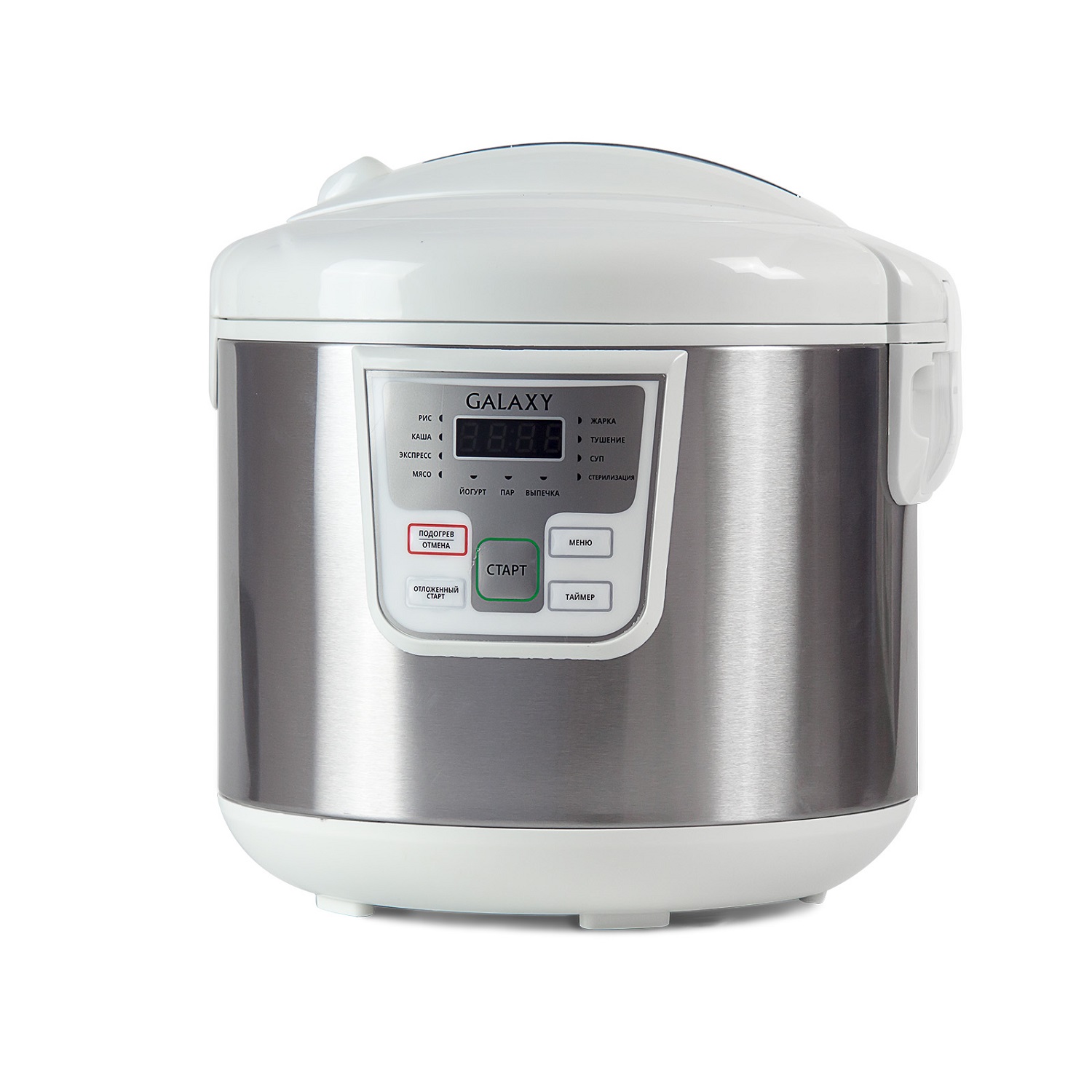 Мультиварка Galaxy GL2641 WHITE, Серебристый
Мультиварка Galaxy GL2641 WHITE, Серебристый