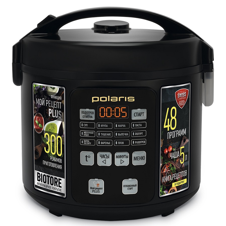 Мультиварка Polaris PMC 0568AD черный 
Мультиварка Polaris PMC 0568AD черный