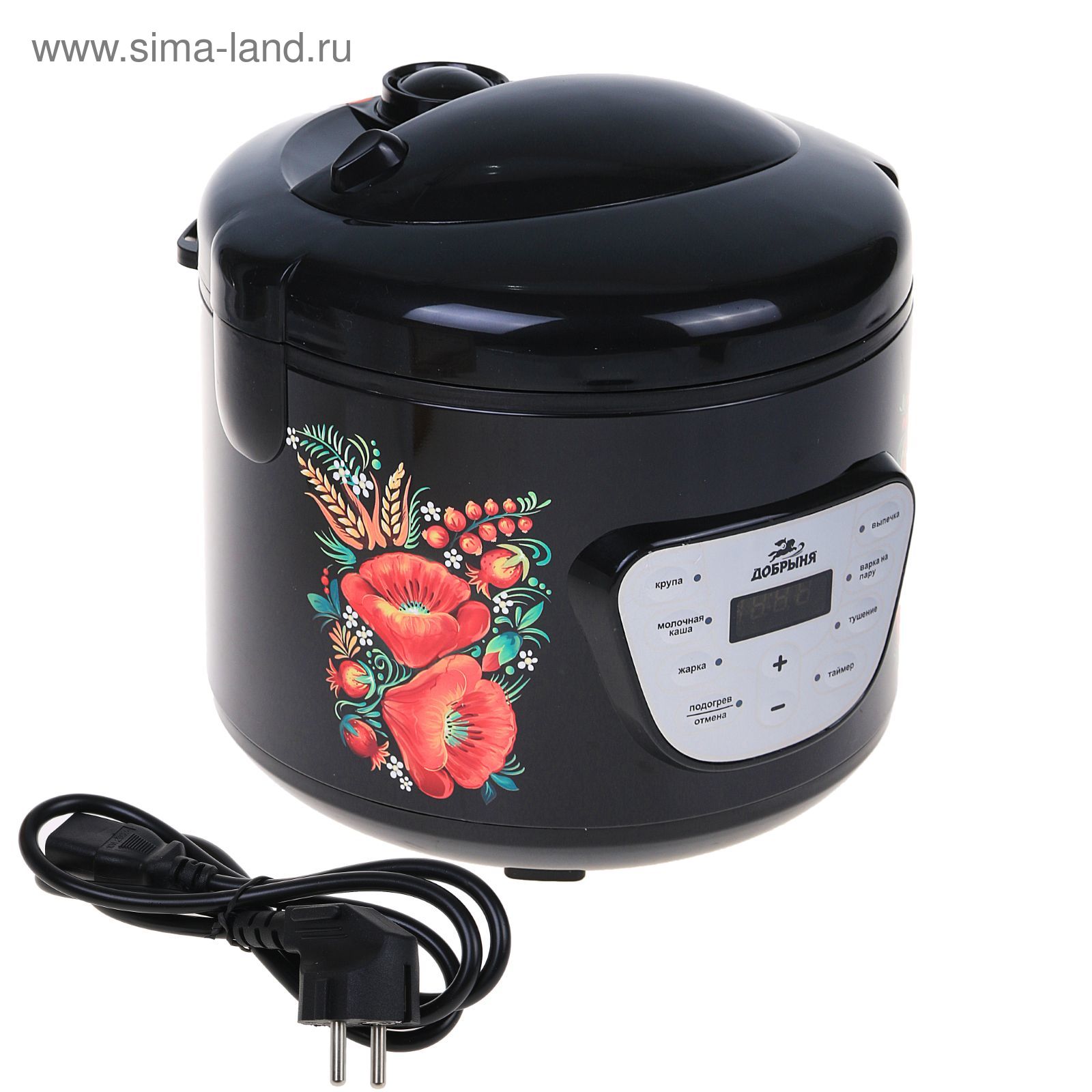 Мультиварка Добрыня DO-1009
Мультиварка Добрыня DO-1009