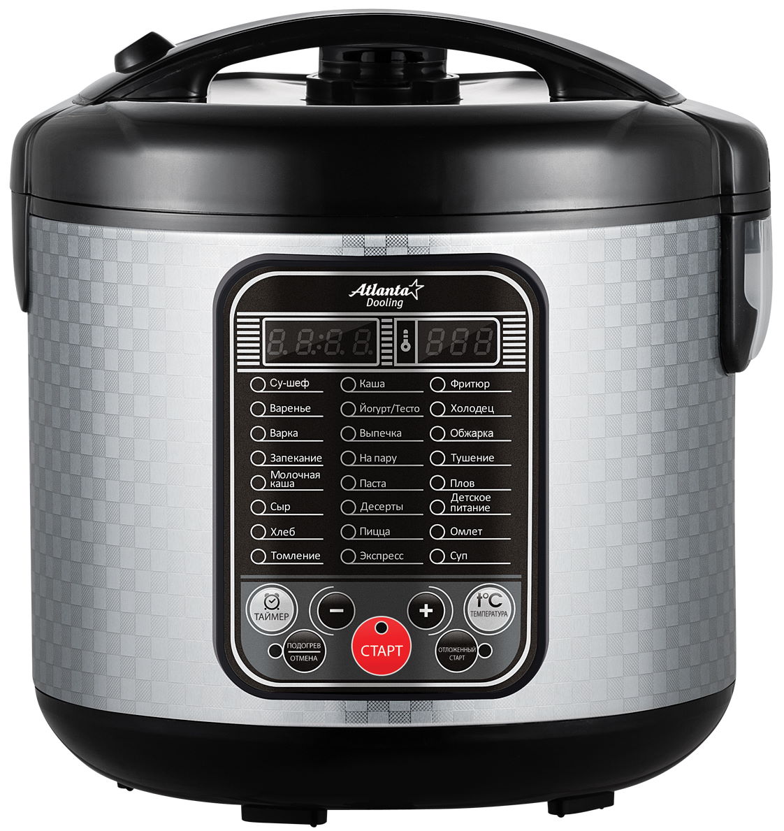 Мультиварка Atlanta ATH-1565 Black
Мультиварка Atlanta ATH-1565 Black