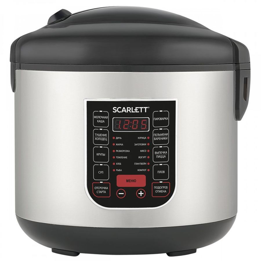Мультиварка Scarlett SC-MC410S27, Серебристый
Мультиварка Scarlett SC-MC410S27, Серебристый
